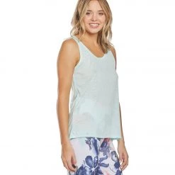 Balance Collection Luna Singlet Yoga Tank Top Fair Aqua CLOTHING