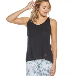 Balance Collection Luna Singlet Yoga Tank Top Black