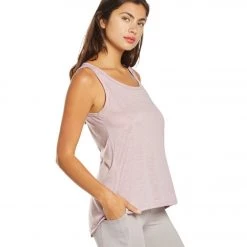 Balance Collection Luna Singlet Yoga Tank Top Mauve Shadows CLOTHING