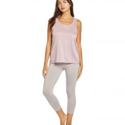 Balance Collection Luna Singlet Yoga Tank Top Mauve Shadows CLOTHING