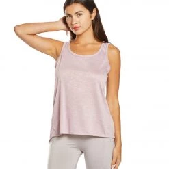 Balance Collection Luna Singlet Yoga Tank Top Mauve Shadows CLOTHING