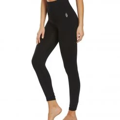 CLOTHING Free People High Waisted Shanti Yoga Leggings Onyx