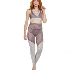 CLOTHING Beyond Yoga Lux All In Racerback Yoga Bralet Etched Fans Blocked