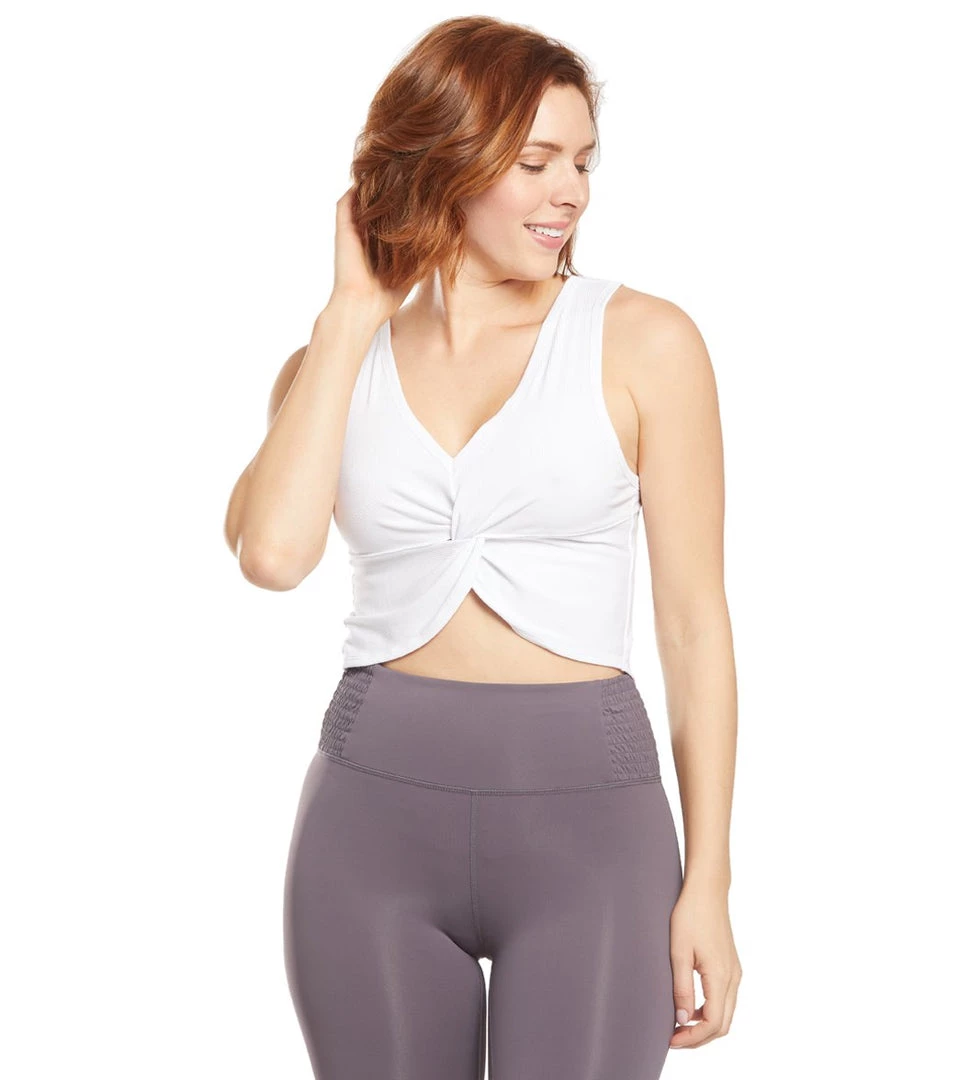 Free People New Moon Ribbed Top White 3 Free People New Moon Ribbed Top White