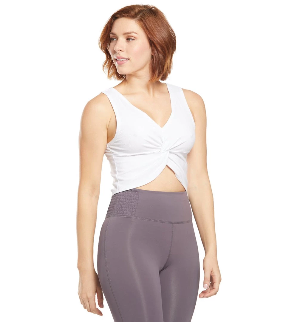 Free People New Moon Ribbed Top White 4 Free People New Moon Ribbed Top White