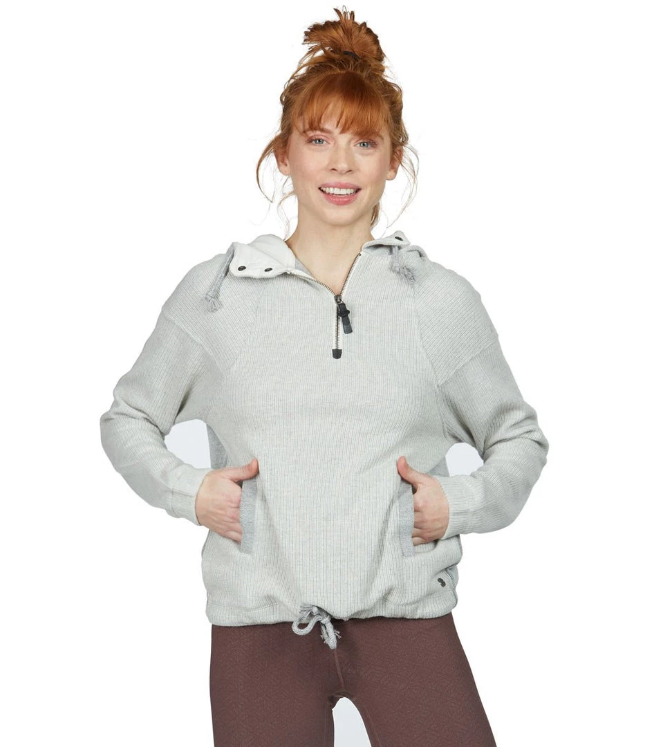 PrAna Hartlie Pullover Bone Heather 3 PrAna Hartlie Pullover Bone Heather