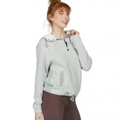 PrAna Hartlie Pullover Bone Heather