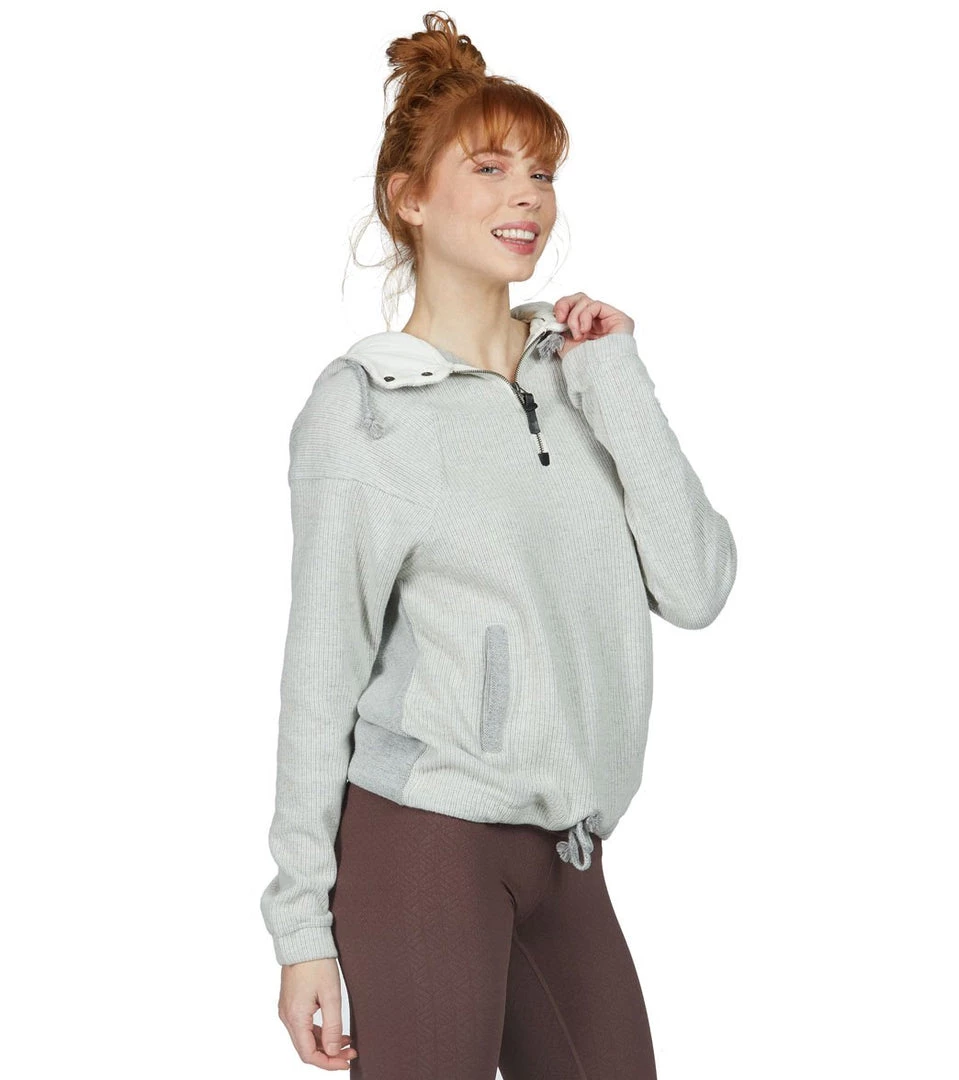 PrAna Hartlie Pullover Bone Heather 4 PrAna Hartlie Pullover Bone Heather