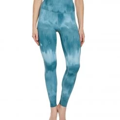 CLOTHING Beyond Yoga Olympus High Waisted 7/8 Yoga Leggings Washed Bali Blue