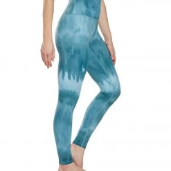 CLOTHING Beyond Yoga Olympus High Waisted 7/8 Yoga Leggings Washed Bali Blue