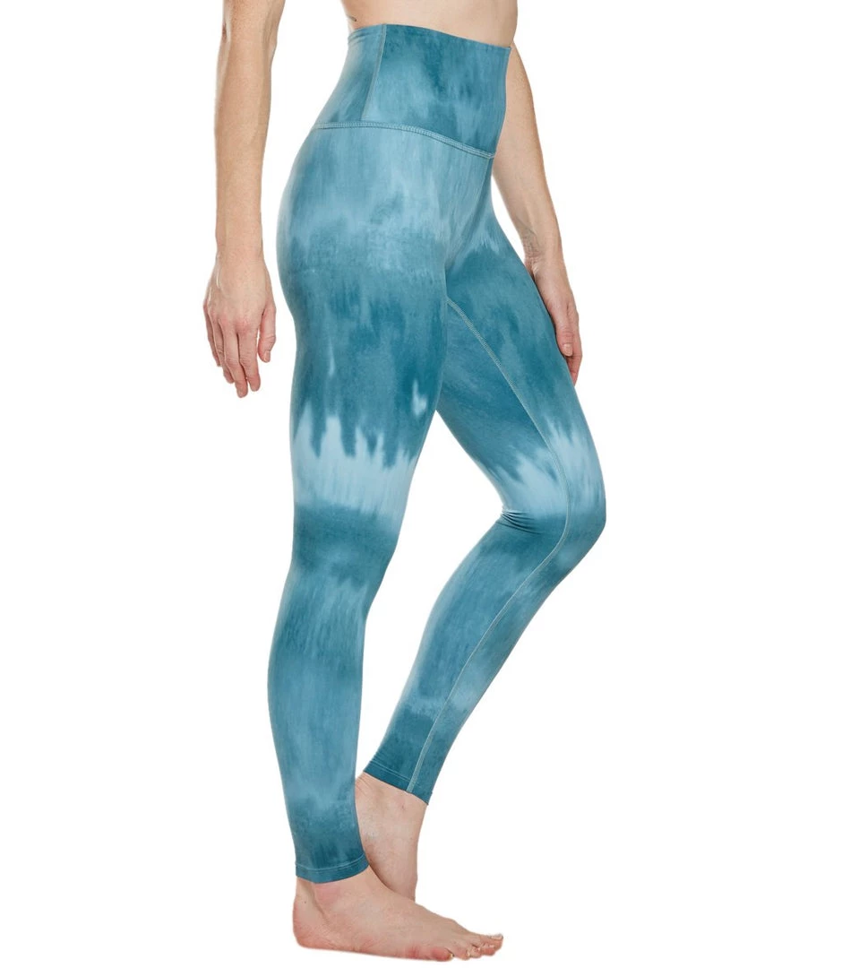 CLOTHING Beyond Yoga Olympus High Waisted 7/8 Yoga Leggings Washed Bali Blue 4 CLOTHING Beyond Yoga Olympus High Waisted 7/8 Yoga Leggings Washed Bali Blue