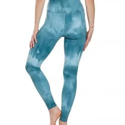 CLOTHING Beyond Yoga Olympus High Waisted 7/8 Yoga Leggings Washed Bali Blue 11 CLOTHING Beyond Yoga Olympus High Waisted 7/8 Yoga Leggings Washed Bali Blue