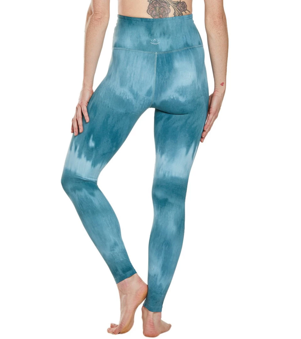 CLOTHING Beyond Yoga Olympus High Waisted 7/8 Yoga Leggings Washed Bali Blue 5 CLOTHING Beyond Yoga Olympus High Waisted 7/8 Yoga Leggings Washed Bali Blue