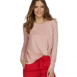 DYI Knot So Fast Workout Long Sleeve Rose CLOTHING 15 DYI Knot So Fast Workout Long Sleeve Rose CLOTHING