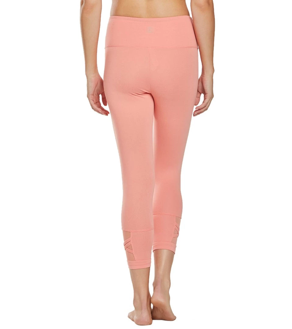 Balance Collection Ellie Yoga Capris Burnt Coral 5 Balance Collection Ellie Yoga Capris Burnt Coral