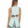 Marika Nicole Singlet Yoga Tank Top Heather Fair Aqua 2 Marika Nicole Singlet Yoga Tank Top Heather Fair Aqua