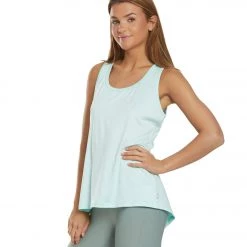 Marika Nicole Singlet Yoga Tank Top Heather Fair Aqua 13 Marika Nicole Singlet Yoga Tank Top Heather Fair Aqua