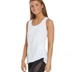 Marika Nicole Singlet Yoga Tank Top White 13 Marika Nicole Singlet Yoga Tank Top White