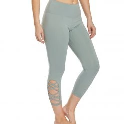 Balance Collection Riley Yoga Capris Slate Grey