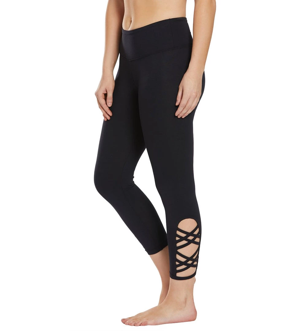 Balance Collection Riley Yoga Capris Black CLOTHING 7 Balance Collection Riley Yoga Capris Black CLOTHING