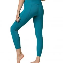 Onzie Ribbed Sweetheart 7/8 Yoga Leggings Teal Rib CLOTHING 7 Onzie Ribbed Sweetheart 7/8 Yoga Leggings Teal Rib CLOTHING