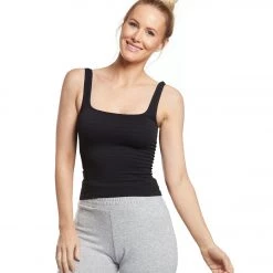 CLOTHING Free People Square One Seamless Cami Black