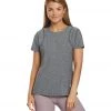 Marika Finish Line Short Sleeve Tee Heather Black 1 Marika Finish Line Short Sleeve Tee Heather Black