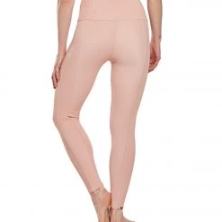 Onzie Ribbed Sweetheart 7/8 Yoga Leggings Apricot 11 Onzie Ribbed Sweetheart 7/8 Yoga Leggings Apricot