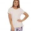 Marika Finish Line Short Sleeve Tee Heather Lotus CLOTHING