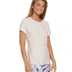 Marika Finish Line Short Sleeve Tee Heather Lotus CLOTHING