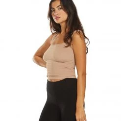 CLOTHING Free People Square One Seamless Cami Nude
