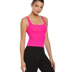 Free People Square One Seamless Cami Pink CLOTHING