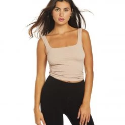 Free People Square One Seamless Cami Rose CLOTHING