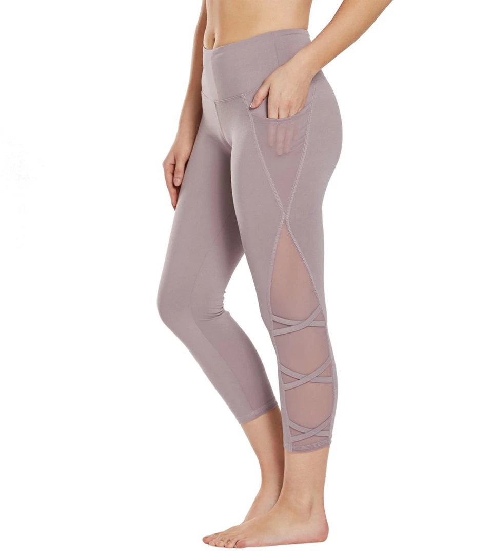 CLOTHING Balance Collection Candace Yoga Capris Quial 7 CLOTHING Balance Collection Candace Yoga Capris Quial