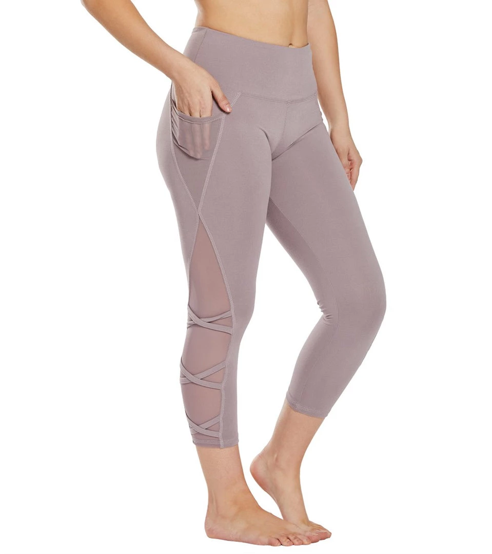 CLOTHING Balance Collection Candace Yoga Capris Quial 9 CLOTHING Balance Collection Candace Yoga Capris Quial
