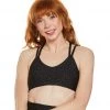 CLOTHING Beyond Yoga Drip Dot Yoga Sports Bra Black Antique Gold Drip Dot