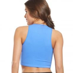 Free People Strapped In Brami Tank Blue CLOTHING