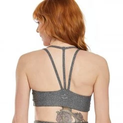 Beyond Yoga Drip Dot Yoga Sports Bra Black And White Silver Drip Dot CLOTHING