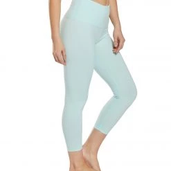 Balance Collection Ultra High Waisted Yoga Capris Fair Aqua CLOTHING