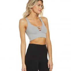 CLOTHING Free People Strapped In Brami Tank Grey