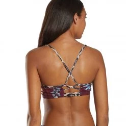 Onzie Bridge Yoga Sports Bra Majestic Floral