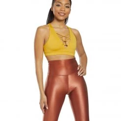 CLOTHING Mika Yoga Wear Mayana Yoga Sports Bra Mustard