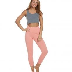 CLOTHING Balance Collection Ultra High Waisted Yoga Capris Burnt Coral 12 CLOTHING Balance Collection Ultra High Waisted Yoga Capris Burnt Coral