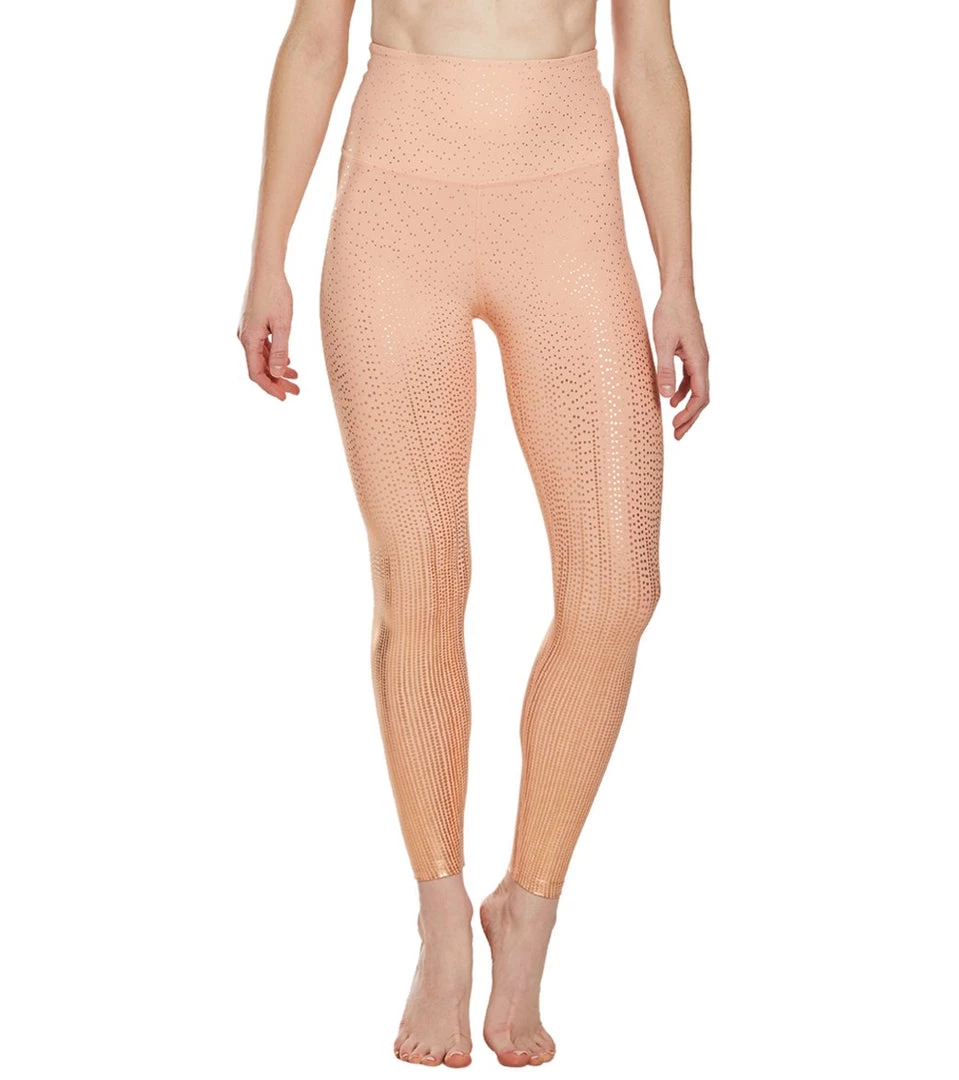 Beyond Yoga Drip Dot High Waisted 7/8 Yoga Leggings Coral Dust Rose Gold Drip Dot CLOTHING 3 Beyond Yoga Drip Dot High Waisted 7/8 Yoga Leggings Coral Dust Rose Gold Drip Dot CLOTHING