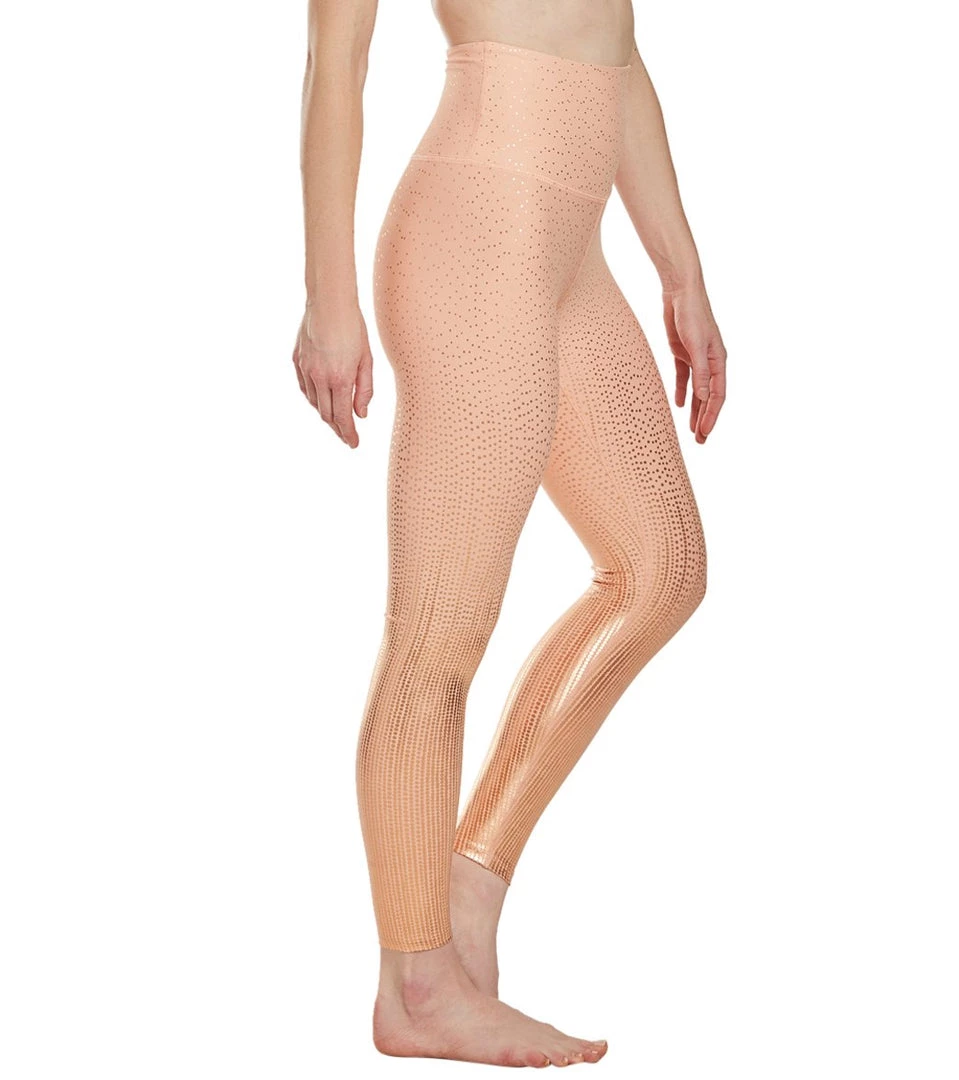 Beyond Yoga Drip Dot High Waisted 7/8 Yoga Leggings Coral Dust Rose Gold Drip Dot CLOTHING 4 Beyond Yoga Drip Dot High Waisted 7/8 Yoga Leggings Coral Dust Rose Gold Drip Dot CLOTHING