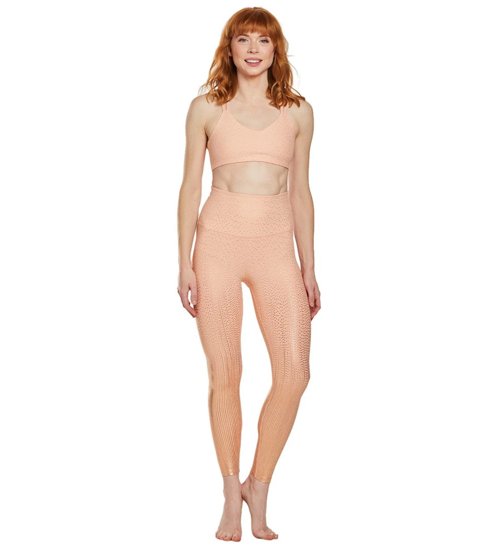Beyond Yoga Drip Dot High Waisted 7/8 Yoga Leggings Coral Dust Rose Gold Drip Dot CLOTHING 6 Beyond Yoga Drip Dot High Waisted 7/8 Yoga Leggings Coral Dust Rose Gold Drip Dot CLOTHING