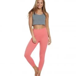 CLOTHING Balance Collection Ultra High Waisted Yoga Capris Rose Of Sharon