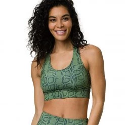 CLOTHING Onzie Warrior Yoga Sports Bra Olive Cobra