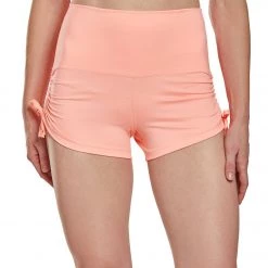 Mika Yoga Wear Lucia High Waisted Yoga Shorts Desert Rose