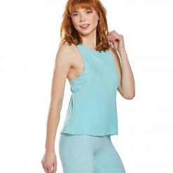 CLOTHING Beyond Yoga To The Point Yoga Tank Top Island Topaz